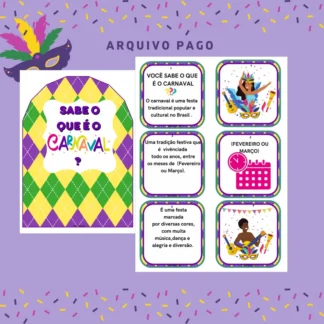 Luva: Você sabe o que é o carnaval?