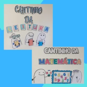 Cantinho da Leitura e Cantinho da Matemática Painéis