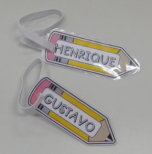 Chaveiro de Lápis editável