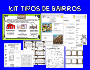 KIT Tipos de Bairros 3º ano