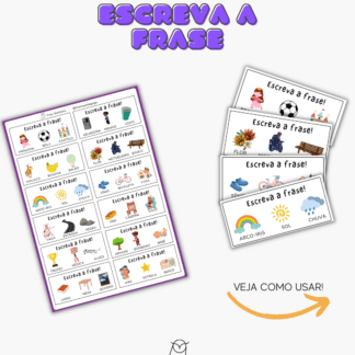 Escreva as frases