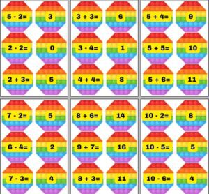 Pop it da matemática