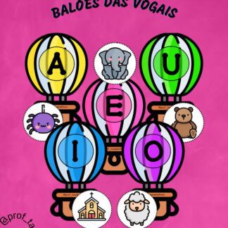 Balões das vogais