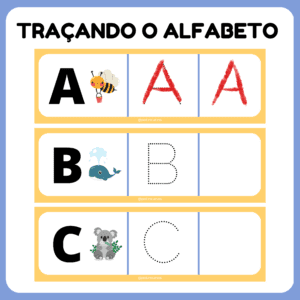 Recurso Traçando o Alfabeto