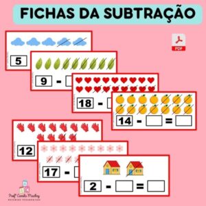 Fichas da subtração