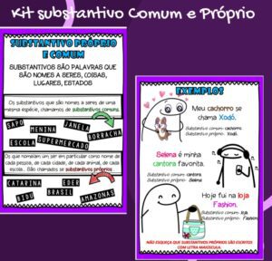 Substantivo Próprio e Comum atividades