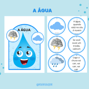 Luva musical para dia da água: A ÁGUA