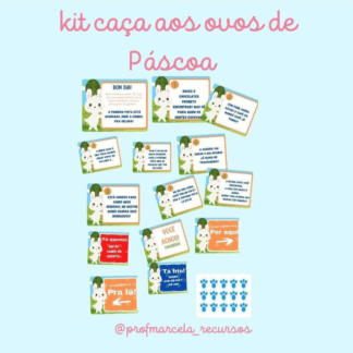 Kit caça aos ovos de páscoa
