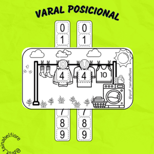 Varal do valor posicional unidade e dezena