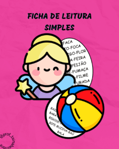 Fichas de leitura Simples