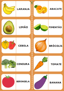 DOMINÓ DA ALIMENTAÇÃO SAUDÁVEL