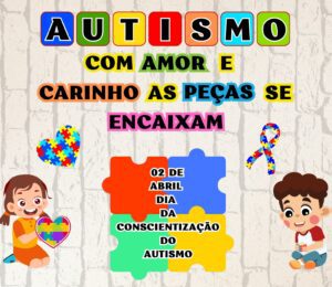 Painel dia da conscientização do autismo