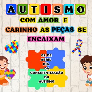 Painel dia da conscientização do autismo