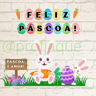 Painel dia da Páscoa