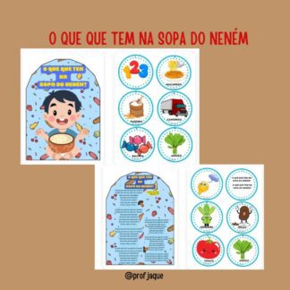 Luva musical: O que que tem na sopa do neném.