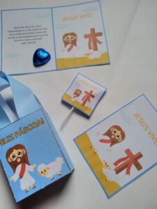 Kit lembrancinhas páscoa cristã
