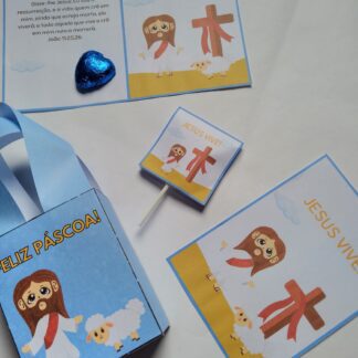 Kit lembrancinhas páscoa cristã