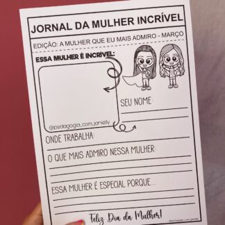 ARQUIVO - ATIVIDADE JORNAL DIA DA MULHER