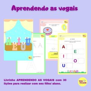 Livrinho de atividades- APRENDENDO AS VOGAIS