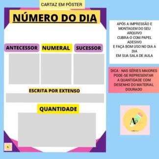 POSTER NUMERAL DO DIA