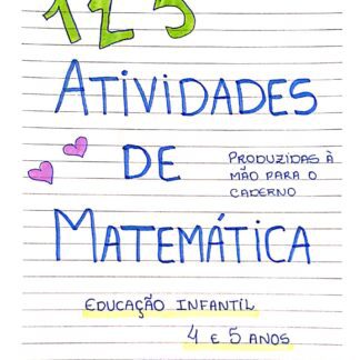 Apostila de Números 4 e 5 anos
