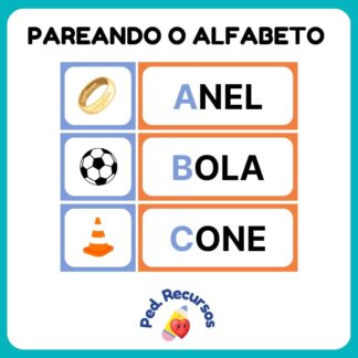 Recurso para trabalhar o alfabeto na alfabetiza"ao e educa"ao infantil.
