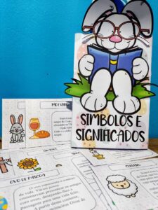 SACOLA SIMBOLOS DA PÁSCOA + ATIVIDADES