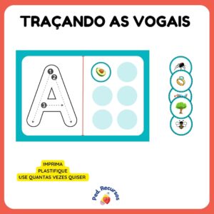 Recurso vogais educação infantil