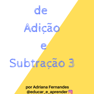 Matemática - Problemas de adição e subtração 3
