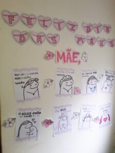 Painel dia das mães florks