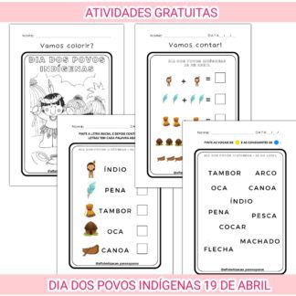 Atividades Dia dos Povos Indígenas