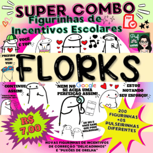 COMBO DE FIGURINHAS INCENTIVOS FLORKS