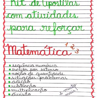 Kit de Apostilas com Atividades para Reforçar - Matemática