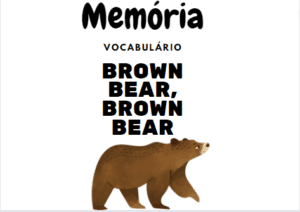 Memória vocabulário livro Brown Bear