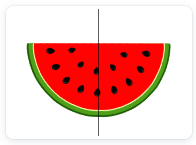 Quebra cabeça tema frutas
