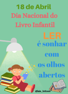 Tag + cartão Dia do Livro