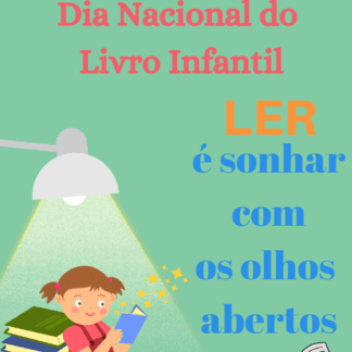 Tag + cartão Dia do Livro