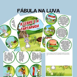Fábula na luva: A lebre e a tartaruga