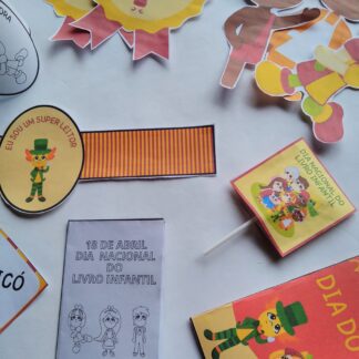 Kit lembrancinhas dia nacional do livro infantil