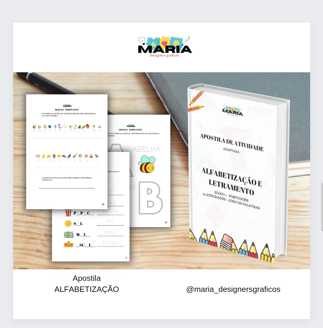 Apostila Alfabetização adaptada