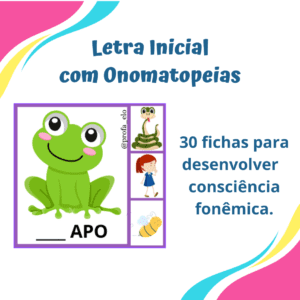 Letra Inicial com Onomatopeias