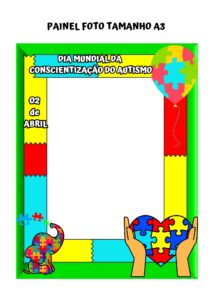 Kit dia Mundial de Conscientização do Autismo