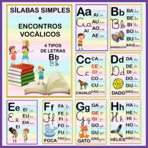 SÍLABAS SIMPLES+ENCONTROS VOCÁLICOS