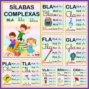 SÍLABAS COMPLEXAS COLORIDA