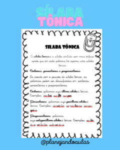 Sílaba Tônica