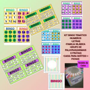 KIT BING0 TEMÁTICO
