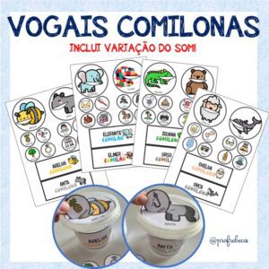 Vogais Comilonas e Atividades sobre as vogais!