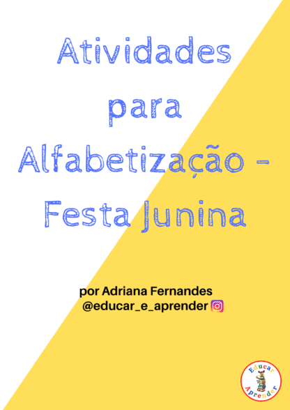 Atividades para Alfabetização - Tema: Festa Junina