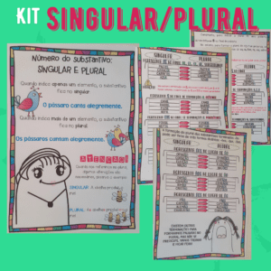 kit singular plural atividades