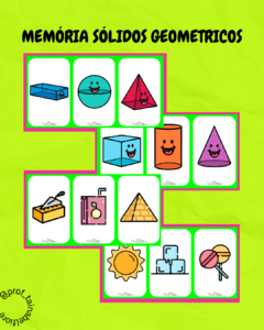 Memória sólidos geométricos